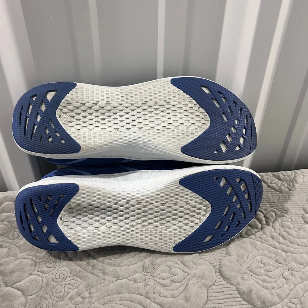 Dansko Pace Womens Blue Mesh Walking Sneakers Natural Arch Support Size 40